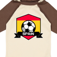 thumbnail image 4 of Inktastic Soccer Spain Flag Banner Boys or Girls Long Sleeve Baby Bodysuit, 4 of 5