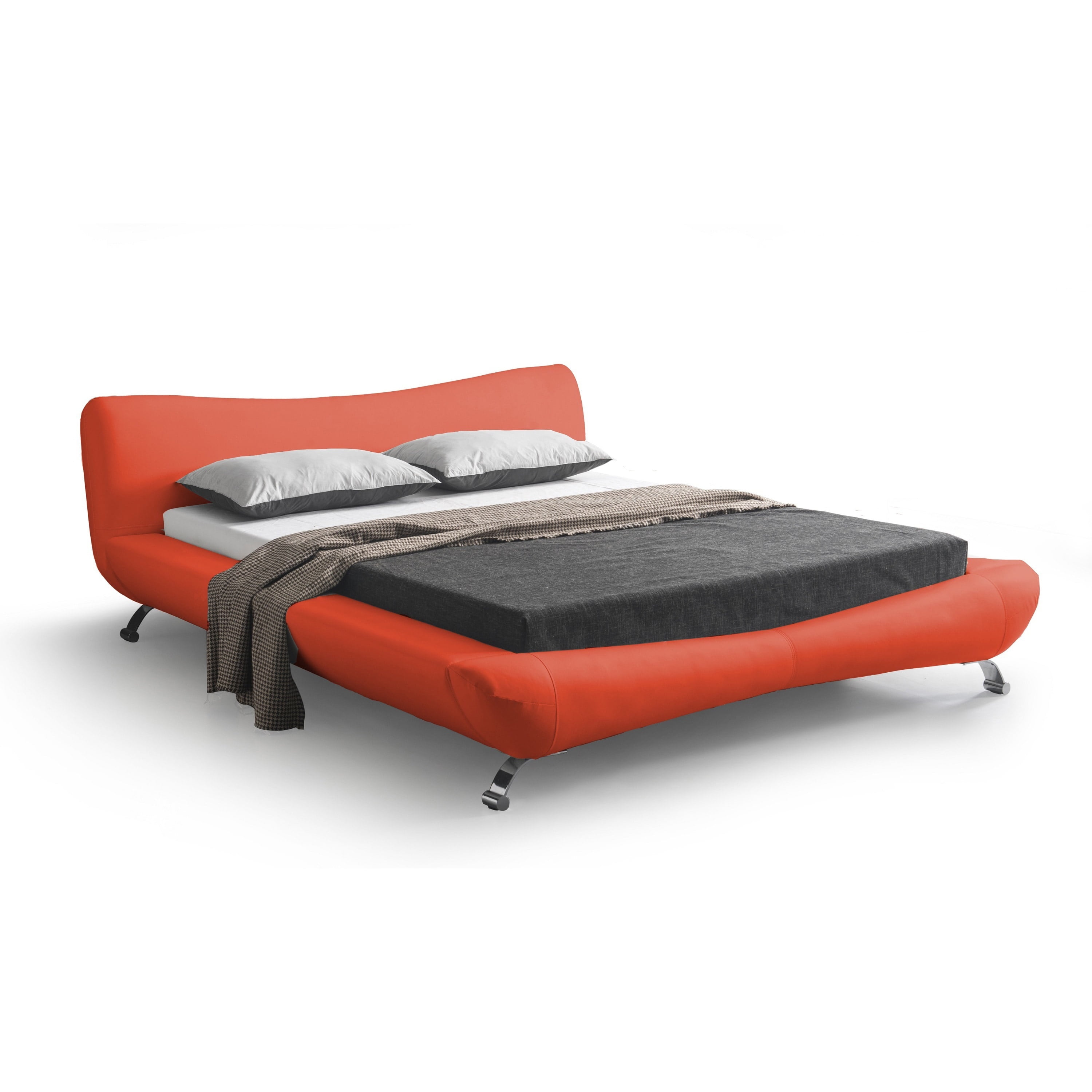 Us Pride Furniture Joyce Contemporary Faux Leather Platform Bed Red Us Pride Furniture Joyce Contemporary Faux Leather Platform Bed Red Queen B8064 Qb Com