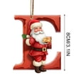 thumbnail image 3 of 26 Letters Christmas Tree Decoration Pendant Christmas Tree Ornaments Personalized DIY Christmas Ornaments Christmas Decoration Xmas Tree Hanging Decor, 3 of 6