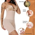 thumbnail image 4 of GOLD CARP Shapewear Women Tummy Control Body Shaper Underpants High Waist Butt Lifter Knickers Seamless Smooth Panties Thigh Slimmer Shorts Shaping Brief Sculpting Underwear Beige XL/XXL(US 8-12), 4 of 7