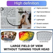 MARE AZZURO Oversized Reading Glasses Men Big Square Readers for Large Head 1.0 1.25 to 6.0 (3 Colors), Polycarbonate Lens