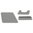 thumbnail image 3 of Baoblaze 3 Pieces Bathroom Rug Absorbent Bath Mat for Bathrooms Bedrooms Living Rooms light gray, 3 of 7