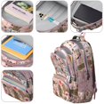 thumbnail image 4 of Poodle and Flowers Floral Backpack for School,Cute School Bag,Schoolbag with Adjustable Shoulder Straps & Padded Back,16.9 Inch, 4 of 5
