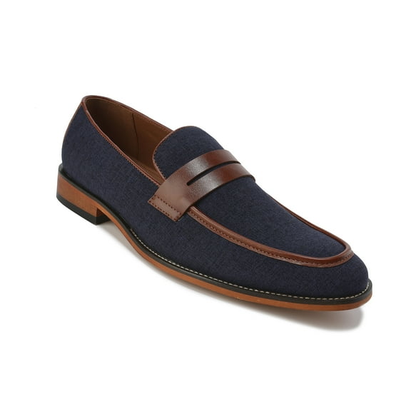 Gino Vitale Moc Toe Penny Slip On Loafer