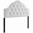 thumbnail image 2 of Modway Sovereign King Diamond Tufted Performance Velvet Headboard in White, 2 of 8