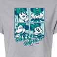 thumbnail image 3 of Disney - Plaid Minnie Mouse - Juniors Cropped Cotton Blend T-Shirt, 3 of 5