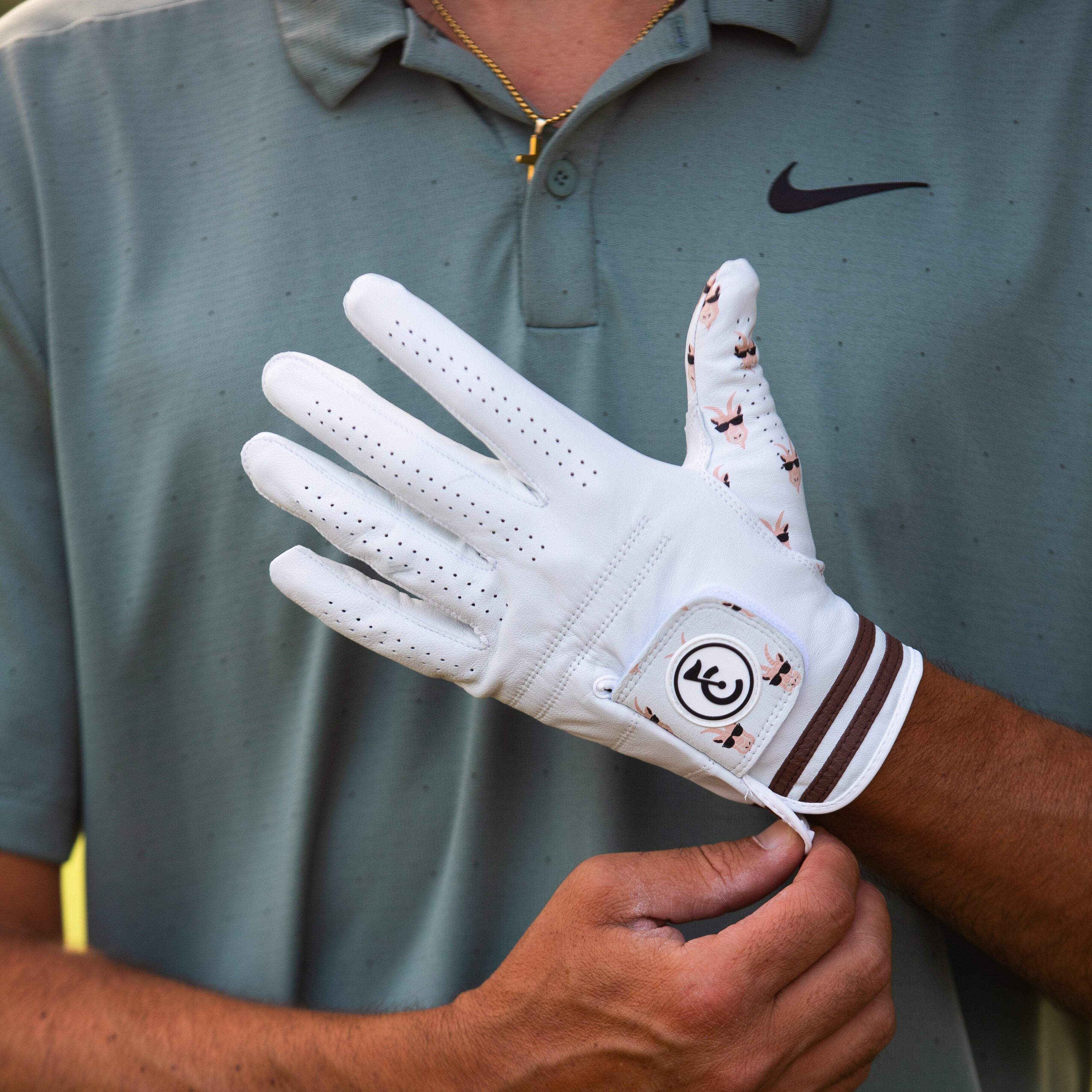 GOAT Golf Glove | Premium Cabretta Leather & Supportive Palm Pad
