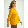 thumbnail image 4 of Jessica London Women's Plus Size Button-Front Chest Pocket Blouse, 4 of 5