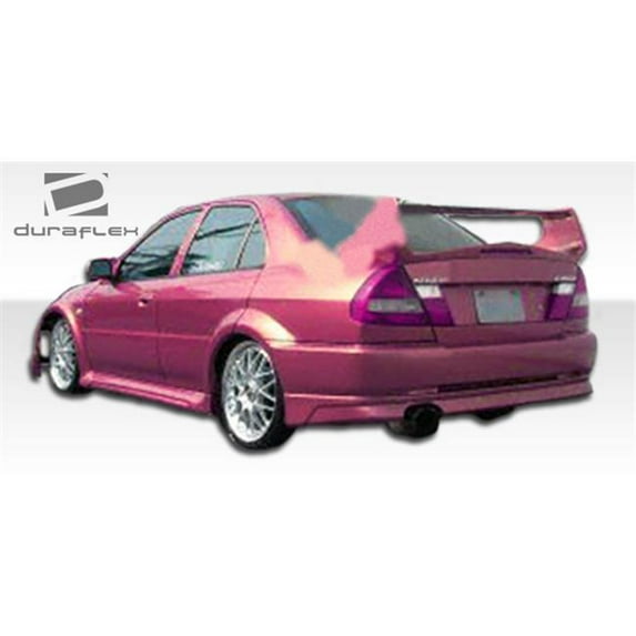 Duraflex 101891 1997-2001 Mitsubishi Mirage 4Dr Evo 5 Wide Body Rear Bumper Cover