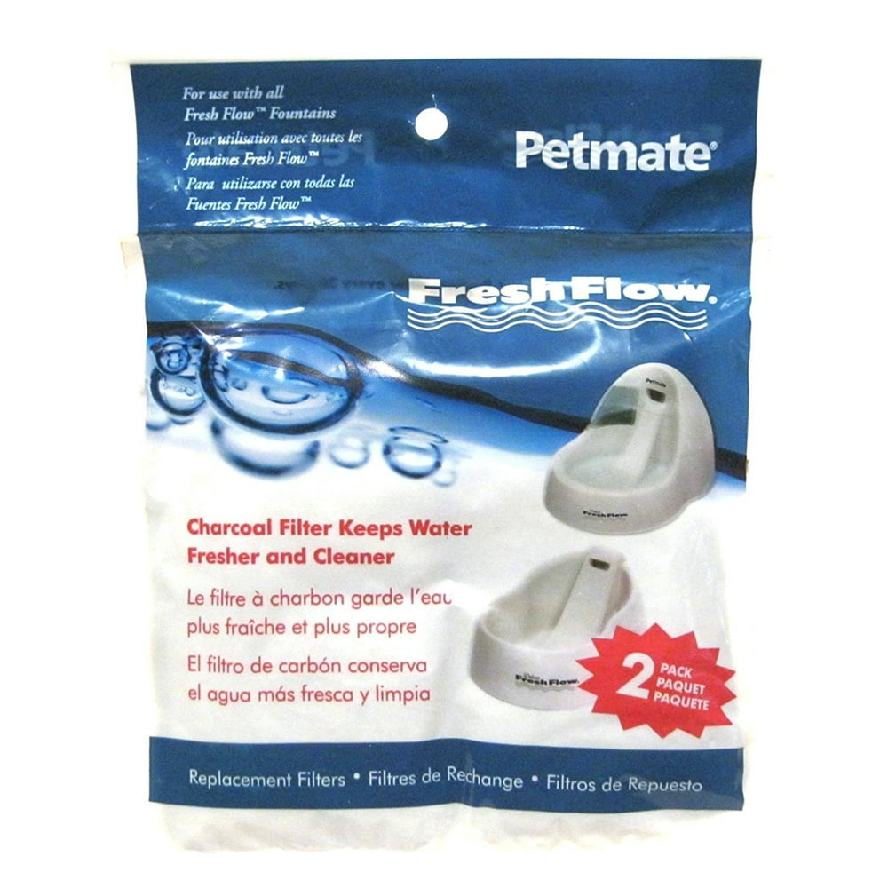 2 Fresh Flow Charcoal Filters For All Fresh Flow Fountains, Filters