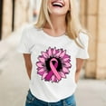 thumbnail image 2 of TSADFHJI Hauts de Noël Élégants pour Femmes Grande Taille T-Shirt Imprimé à Manches Courtes Col Rond Blouse m Blanc, 2 of 4