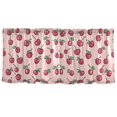 thumbnail image 7 of Yayeee Kitchen Curtains Tier Set of 2 Light Filtering 57"x24" Over Sink Window Panels, Cherries Pattern, 7 of 7