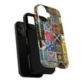 thumbnail image 4 of Boho Ceramic Tile iPhone Case, Retro Artistic Print, Phone Cover for iPhone 16 15 14 13 12 11 Pro Max, 4 of 4