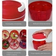 thumbnail image 4 of Tupperware Chef Turbo-chef Red Compatible With D158 Onion Chopper Speedy Boy Onion Cutter 2025 New, 4 of 5