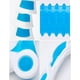thumbnail image 5 of White - Blue 4Juguete de cepillo de dientes para perros interactivo: Juguete para masticar para perros, masticadores agresivos, juguete de limpieza de dientes para mascotas, Flexib, 5 of 5