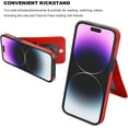 thumbnail image 5 of REQO Compatible with iPhone 14 Pro Max Case Wallet with Credit Card Holder, Flip Premium Leather Magnetic Clasp Kickstand Heavy Duty Protective Cover for iPhone 14 Pro Max 6.7 Inch (Red), 5 of 7