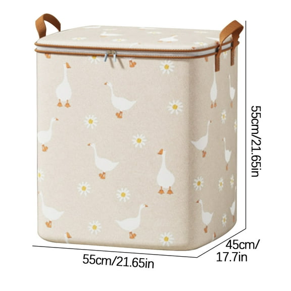Blanket Storage Bags, Extra Large Storage Bags with Zippers & Handles for Blankets, Quilts, Clothes, Comforter, Bedding and Pillows, Dormitory School Moving Packing Bag 100-180L