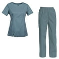 thumbnail image 1 of Women's Scrubs Set Scrub Top and Pants Scrubs Set, 1 of 3