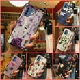 thumbnail image 3 of LYM-Phone Case For Nokia C300 4G, Wristband Protective Flower Fashion Design Ring Wrist Strap Soft case Anti-dust Waterproof Lanyard Durable Kickstand Dirt-resistant Anti-knock Silicone, 3 of 9