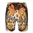 thumbnail image 3 of Pofeuu Fall Farmhouse Pumpkins Prin Men's Swim Trunks Quick Dry Bathing Suit Swimming Board Shorts Mesh Lining Beach Swimwear-XX-Large, 3 of 6