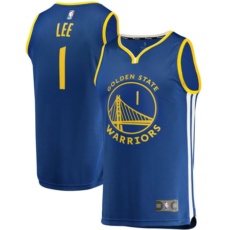 Men's Fanatics Branded Damion Lee Royal Golden State Warriors Fast Break Replica Player Team Jersey - Icon Edition