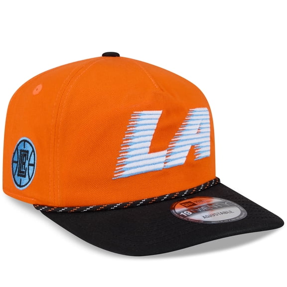 Men's New Era Orange/Black LA Clippers 2025/26 City Edition 19TWENTY Adjustable Hat