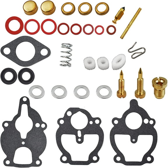 ALL-CARB Carburetor Carb Repair Kit Replacement for IH Farmall Wisconsin Allis 61 161 67 68 Replace K2112 K2111 K2106