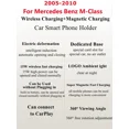 thumbnail image 6 of 2005-2010 For Mercedes Benz ML M-Class W164 Mobile Phone Holder Wireless Charger Car Mount Navigation Bracket GPS Support, 6 of 6