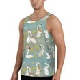 thumbnail image 2 of Haiem Cute Farm Birds Men Workout Tank Top Gym Bodybuilding Sleeveless Muscle T Shirts Athletic Tank Breathable Workout Shirt-X-Large, 2 of 9