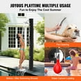 thumbnail image 6 of VEVOR Outdoor Solar Heated Shower, 10.57 Gallon Poolside Shower Kit with 2 Shower Head and Foot Shower Tap, Handheld/Hanging Two Modes Fast Assembly for Outdoor Backyard Poolside Beach Spa, 6 of 9