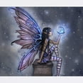 thumbnail image 2 of CafePress - Little Blue Moon Fairy Fantasy Art Mousepad - Non-slip Rubber Mousepad, Gaming Mouse Pad, 2 of 6
