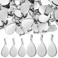 thumbnail image 2 of 40Pcs Stainless Steel Water Drop Charms Pendants for DIY Crafts Jewelry Making Decoration, 2 of 8