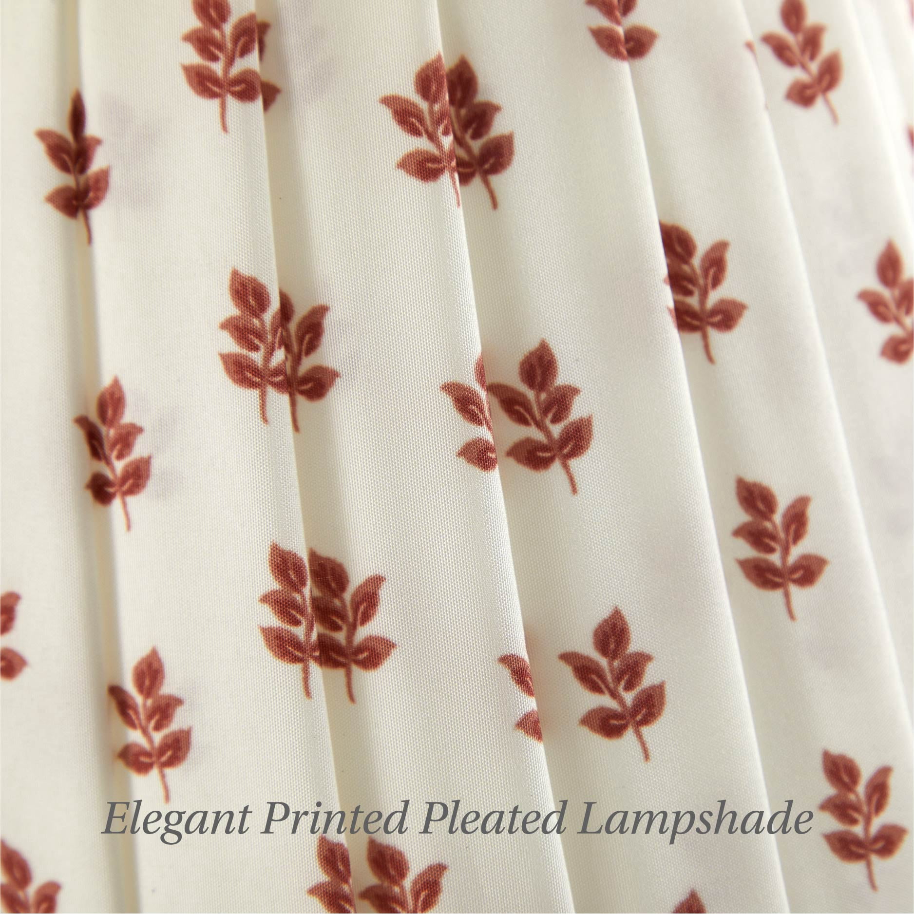 Stylehouse 13" Printed Pleated Rechargeable LED Lamp