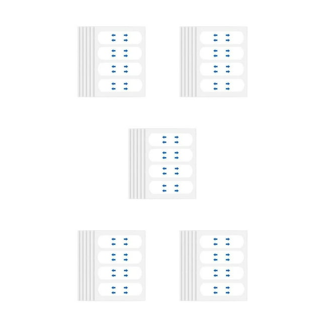QualitChoice Face Lifter Tape Kit Transparent V-shape Thin Breathable Lifting Tightening Firming Adhesive Sticker Tools Women 80Pcs 5Set