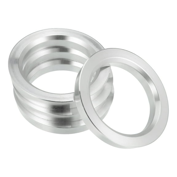 Unique Bargains 4pcs OD 71.6mm to ID 54.1mm Aluminium Alloy Car Hub Centric Rings Wheel Bore Center Spacer