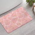 thumbnail image 2 of Pink Marble Gold Pattern Bathroom Rugs Mat,Non Slip Microfiber Bathroom Rug,Rubber Backing,Soft Bathroom Mats for Bathroom Floor,Tub and Shower,17x27in(43x68cm), 2 of 5