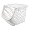 thumbnail image 3 of Shisuyan Stackable Kitchen Storage Bins Countertop Plastic Organizer Baskets Potato Onion Storage Potato Bin Garlic Keeper for Vegetable Fruits Pantry Storage, 3 of 8