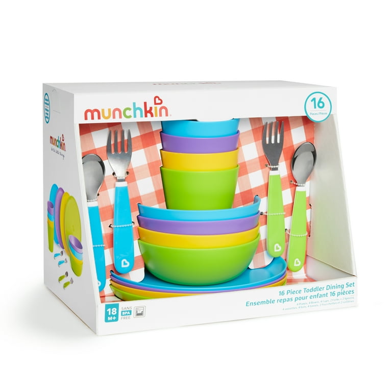 Munchkin Baby Dining Set, 16-Piece, Toddler Dishes photo 5