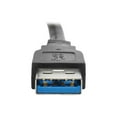 thumbnail image 3 of Tripp Lite U324-001-KPA-BK Black USB 3.0 All-in-One Keystone/Panel Mount Extension Cable, Angled Connector, 3 of 4