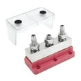 thumbnail image 2 of GUOOL Bus Bar Power Distribution Block Accessories Heavy Duty Marine Copper Busbar Red, 2 of 9