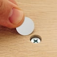 thumbnail image 5 of 54pcs/Sheet Screw Hole Cover Caps Stickers PVC Waterproof Self Tapping Plastic Screw Caps Covers 3in 1 Screw Holes Covers for Wood Wall Cabinets Desk Screws, 5 of 9