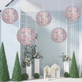 thumbnail image 3 of Linterna Solar impresa de 12 pulgadas lámpara colgante redonda china luz Tmvgtek LED de nailon impermeable para decoración de fiesta y jardín al aire libre, 3 of 9
