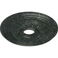 thumbnail image 3 of Ekena Millwork 18 1/8"OD x 3 3/4"ID x 1 1/8"P Bradford Ceiling Medallion (Fits Canopies up to 4 3/8"), Hand-Painted Painted Turtle Crackle, 3 of 6