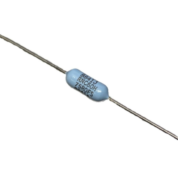 RNC60H75R0FS Through Hole Resistor Axial Military 75 Ohms ±1% 0.25W, 1/4W, Moisture Resistant, Weldable Metal Film