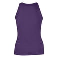 thumbnail image 5 of UoCefik Women Tank Tops Summer Sleeveless Basic Cami Top Shirt Slim Knit Ribbed Racerback Blouses Purple M, 5 of 5