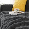 thumbnail image 3 of ROSEKIND  Soft Plush Diamond Jacquard Blanket for Bed Couch Sofa, Warm Lightweight Decorative Home Blanket, All Season Cozy Blanket, 3 of 7
