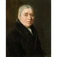 thumbnail image 2 of John Linnell 12x14 Black Ornate Wood Framed Double Matted Museum Art Print Titled: Mr Clare (1834), 2 of 5
