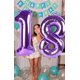 thumbnail image 3 of Globos con números Enyeopd, 40 cm, color morado, para fiesta de cumpleaños, 3 of 6