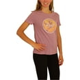 thumbnail image 2 of Reef Womens Layla Classic Graphic T-Shirt, Purple, Small, 2 of 5