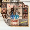 thumbnail image 3 of Custom Personalized Mom & Daughter Quilt/ Fleece Throw Blanket - Mother's Day, 3 of 10